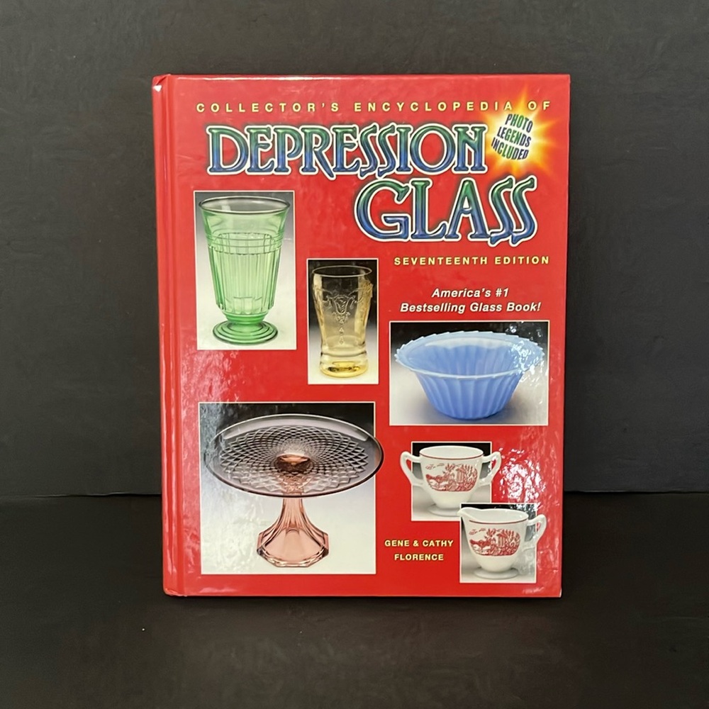 VINTAGE COLLECTOR'S ENCYCLOPEDIA OF DEPRESSION GLASS HARDCOVER BOOK